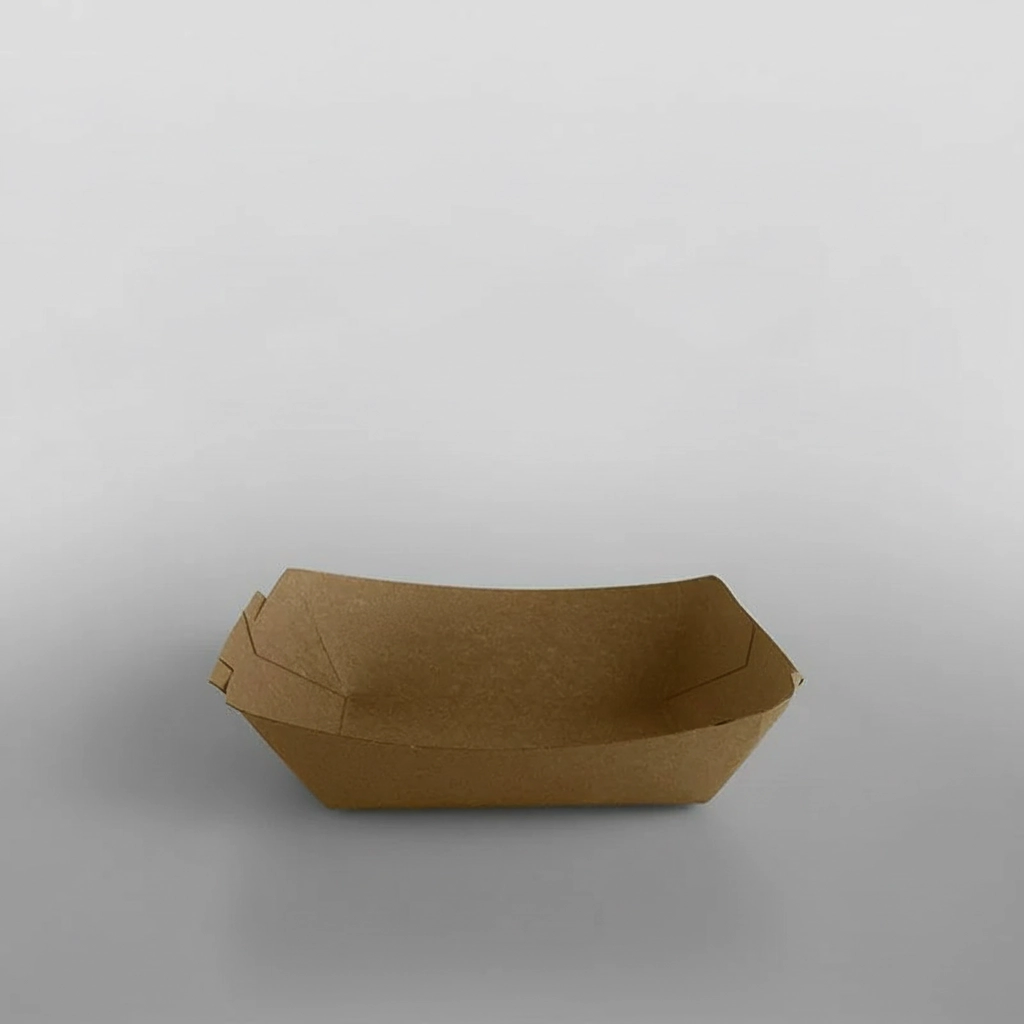 Kraft Greaseproof Food Tray – Eco-Friendly Takeaway Packaging UK