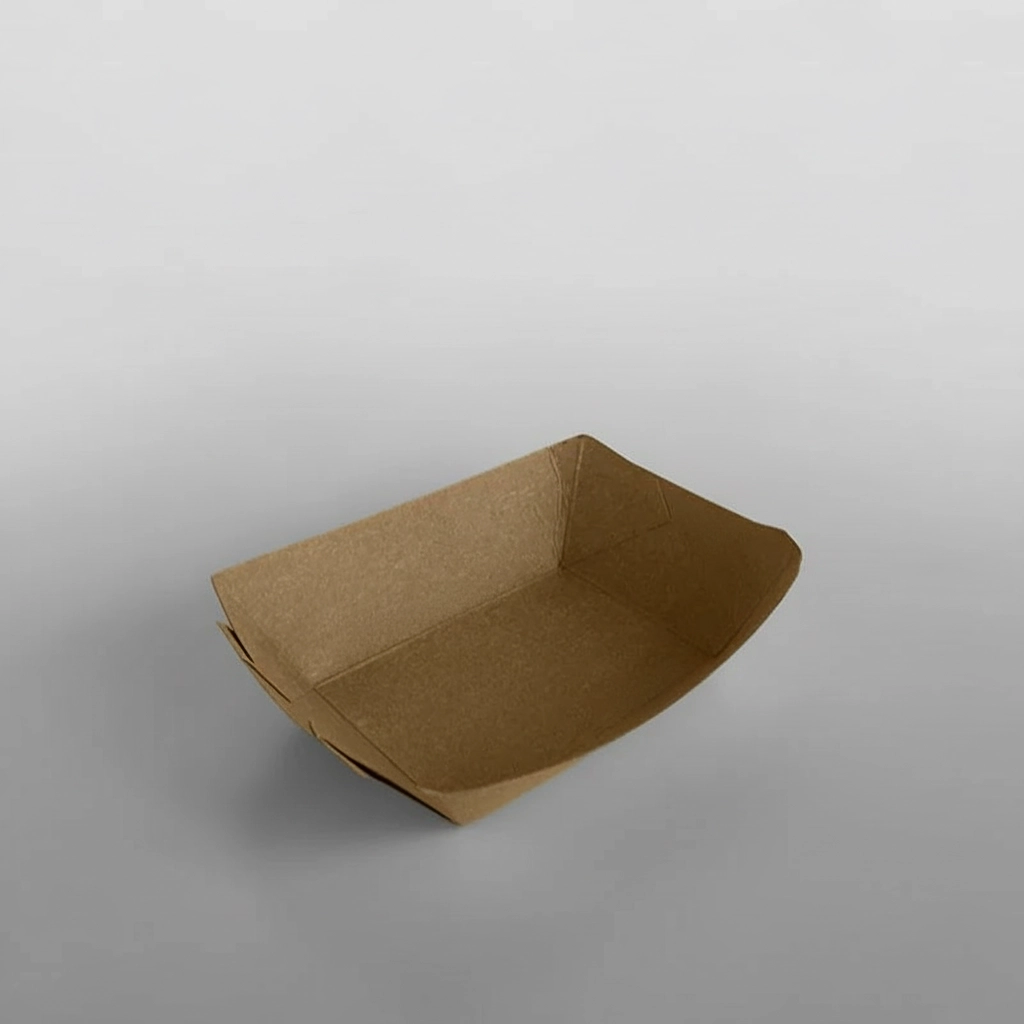 Kraft Greaseproof Food Tray - PolymerPack
