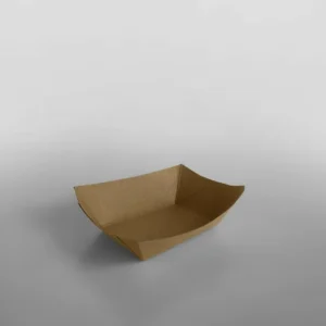 Kraft Greaseproof Food Tray – Eco-Friendly Takeaway Packaging UK