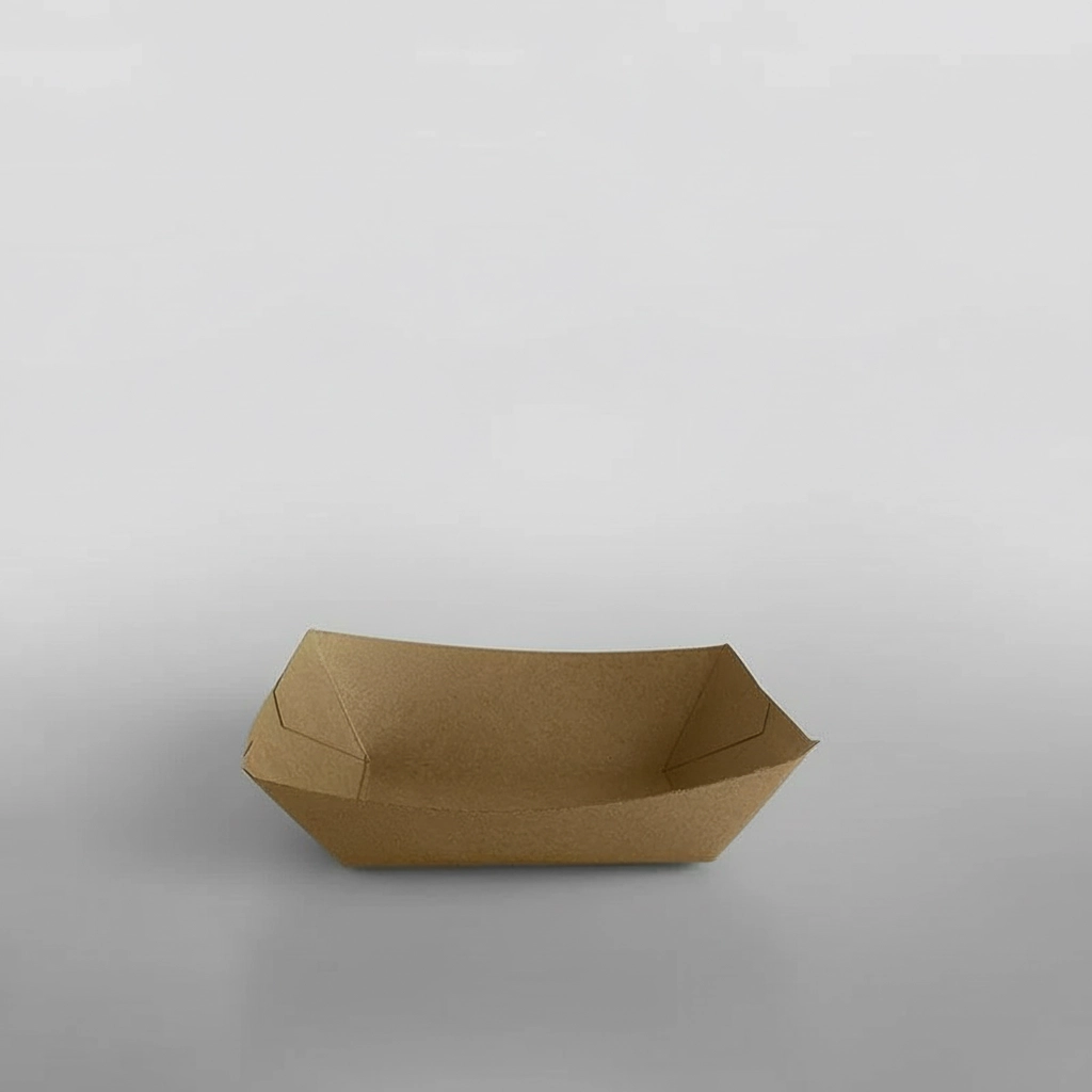 Kraft Greaseproof Food Tray – Eco-Friendly Takeaway Packaging UK