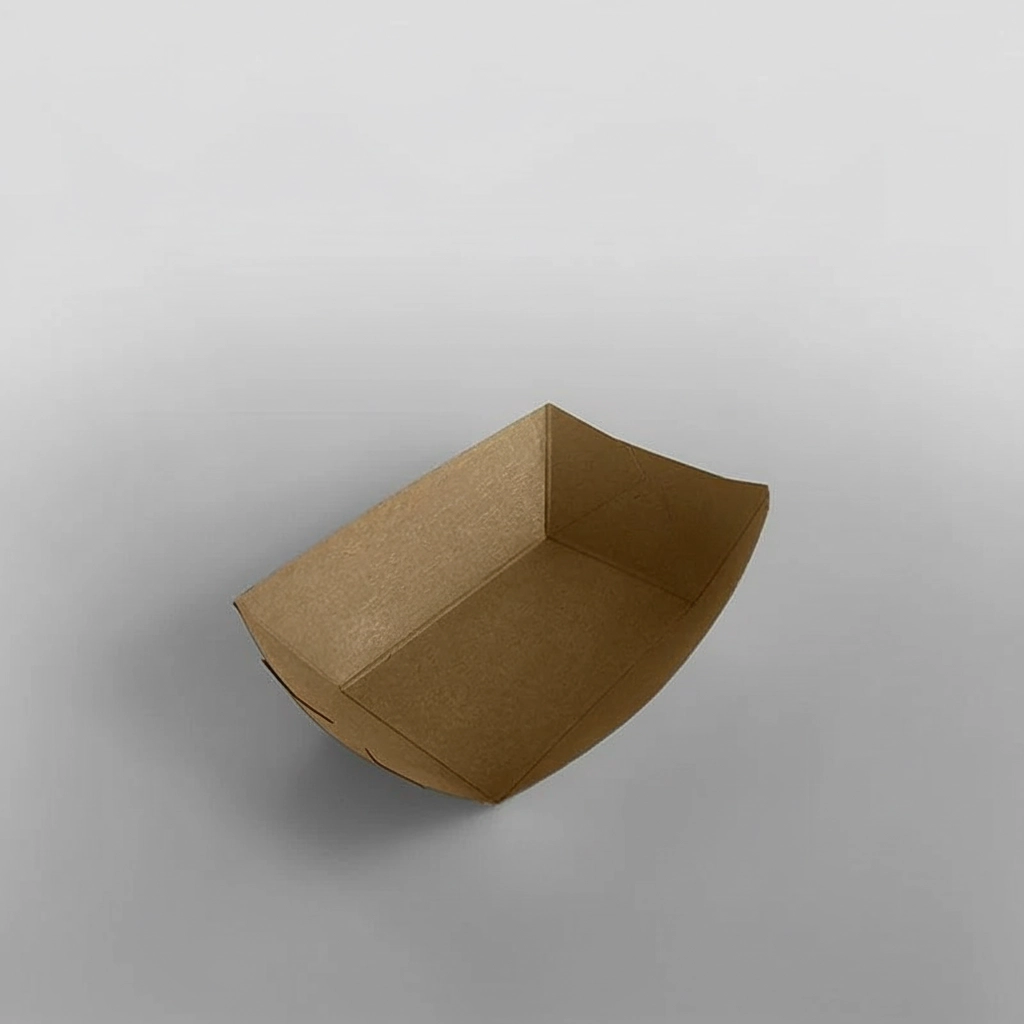 Kraft Greaseproof Food Tray – Eco-Friendly Takeaway Packaging UK