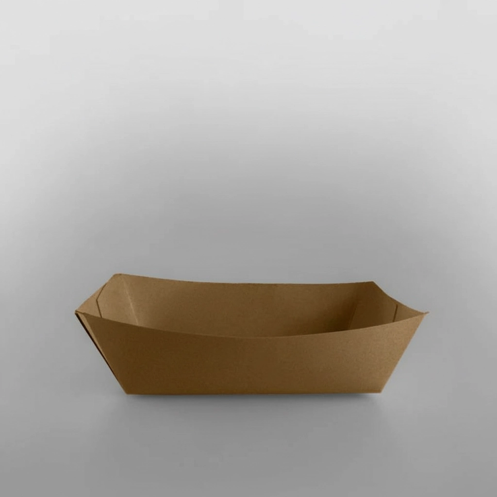 Kraft Greaseproof Food Tray