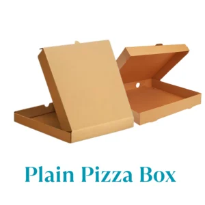 Plain Brown Pizza Box 15" - PolymerPack Uk - Plain Brown Pizza Box 18"