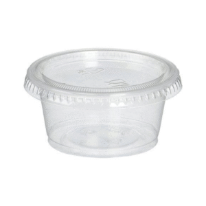 SAUCE CUPS WITH LIDS 12OZ X250PCS