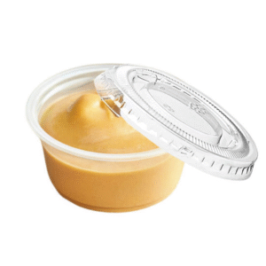 SAUCE CUPS WITH LIDS 2OZ/50ML X1000PCS