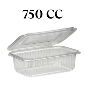 750CC RECTANGULAR SALAD CONTAINER X400PCS