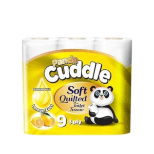 3PLY PANDA CUDDLE LEMON ZEST TOILET PAPER X45PCS