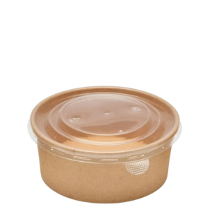 ROUND KRAFT PAPER DELI BOWLS 1000ML X300PCS
