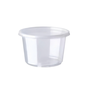 SAUCE CUPS WITH LIDS 8OZ X250PCS