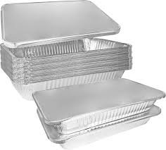 FULL SIZE DEEP FOIL LIDS X50pcs